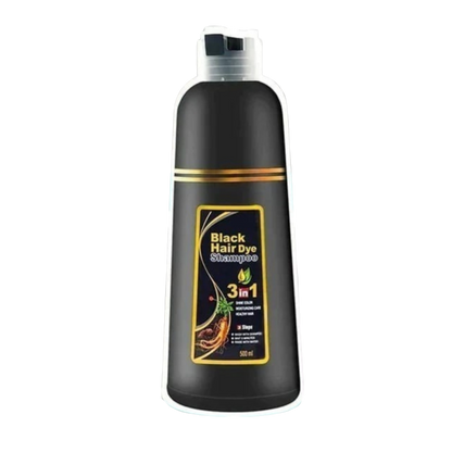Shampoo Black Hair Dye | Recupera tu tono natural sin tintes: adiós a las canas con un solo lavado