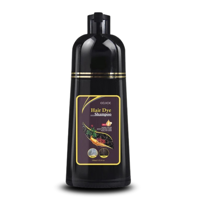 Shampoo Black Hair Dye | Recupera tu tono natural sin tintes: adiós a las canas con un solo lavado