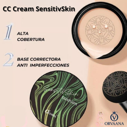 CC Cream SensitiveSkin™ | Adiós a las imperfecciones y piel apagada en segundos.