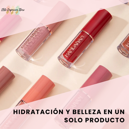 LuxeKiss™ | 12 Labiales Hidratantes: Color duradero sin resecar tus labios
