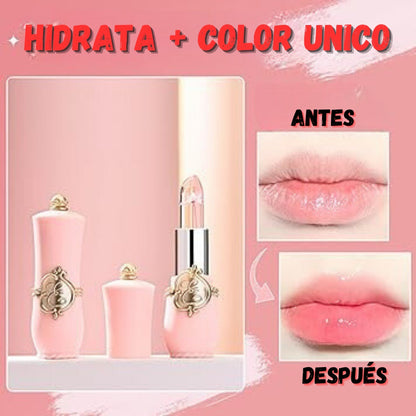 1+1 GRATIS | BÁLSAMO LABIAL FLOWER JELLY™ RESALTA TU BELLEZA NATURAL - ¡TU COLOR ÚNICO AL INSTANTE!