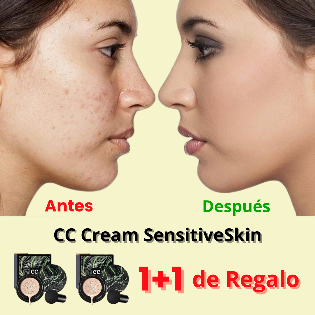 CC Cream SensitiveSkin™ | Adiós a las imperfecciones y piel apagada en segundos.