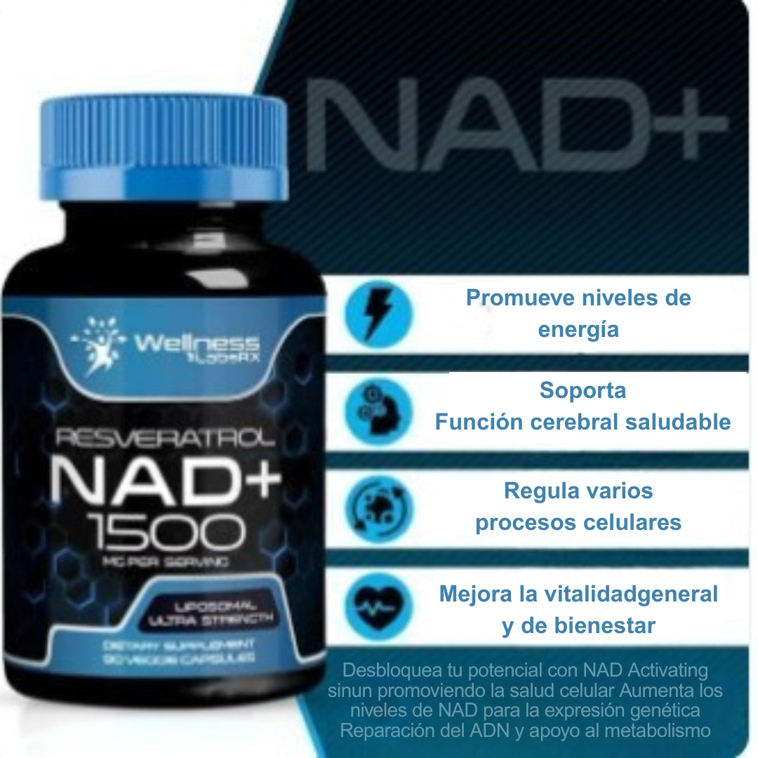 NeuroVital NAD+ | Recarga tu energía natural a nivel celular y vuelve a sentirte tú