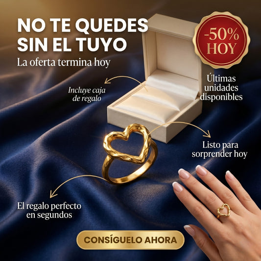 Anillo Corazón Celesti™ | Este San Valentín, regala amor… o recíbelo